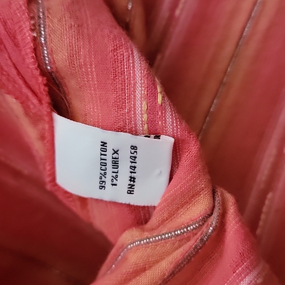 Cali & York 3/4 Sleeve Stripped Blouse - Picture 7 of 7